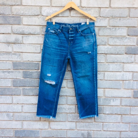 Free People Denim - We The Free Jeans Raw Hem Cropped